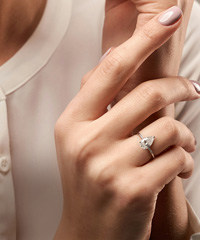 Curated selection of engagement rings