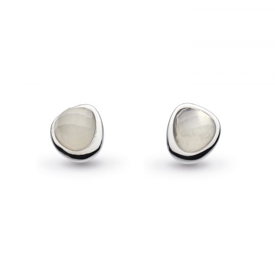 Kit Heath Coast Pebble Stone Mini Stud Earrings