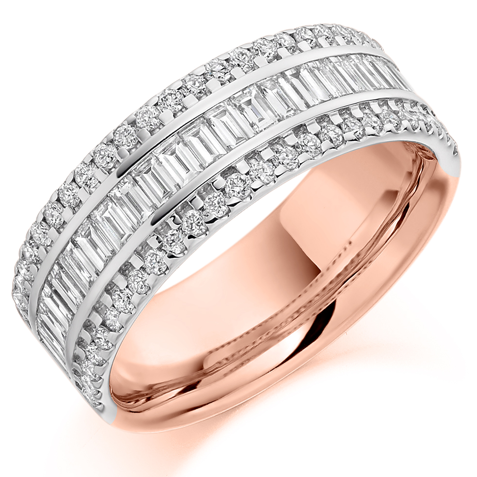 Francis & Gaye Silver Baguette Cut Eternity Ring - Jewellery from Francis &  Gaye Jewellers UK