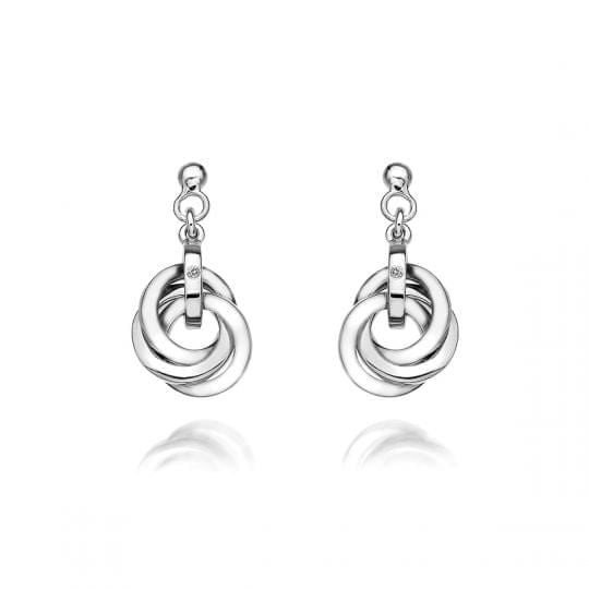 Hot Diamonds Trio Drop Earrings