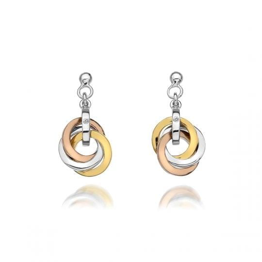 Hot Diamonds Trio Drop Earrings