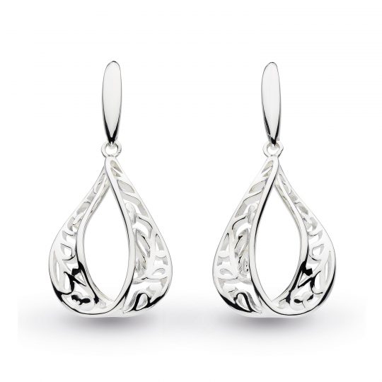 Kit Heath Blossom Flourish Teardrop Earrings