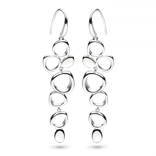 Kit Heath Coast Shore Cascade Sandblast Drop Earrings