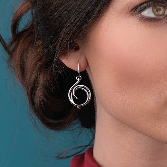 Kit Heath Helix Wrap Drop Earrings