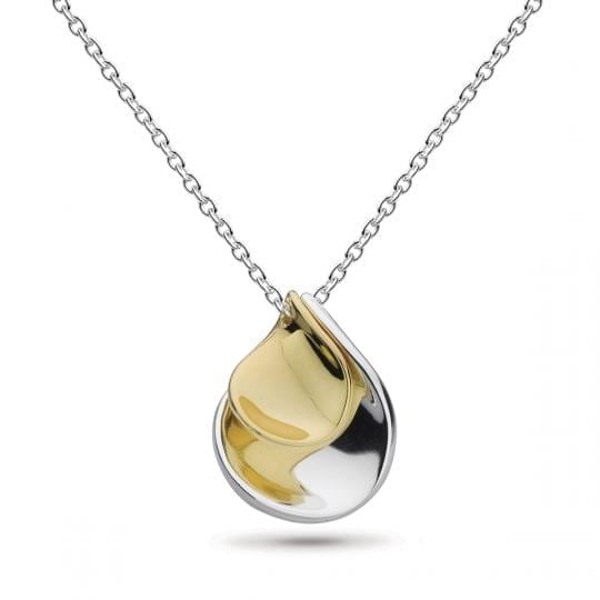 Kit Heath Enchanted Double Petal Gold Plate Necklace