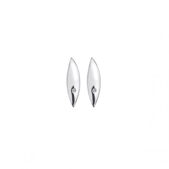 Hot Diamonds Leaf Earrings