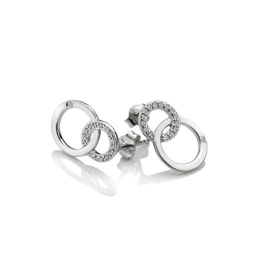 Hot Diamonds Bliss Interlocking Circles Stud Earrings