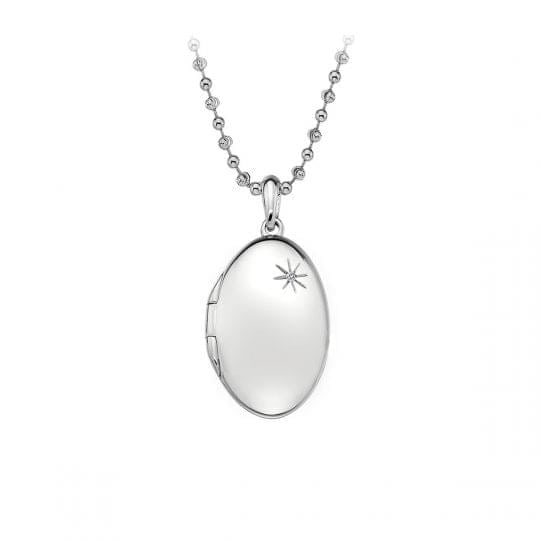 Hot Diamonds Memoirs Oval Locket Pendant