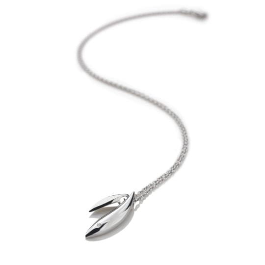 Hot Diamonds Leaf Pendant