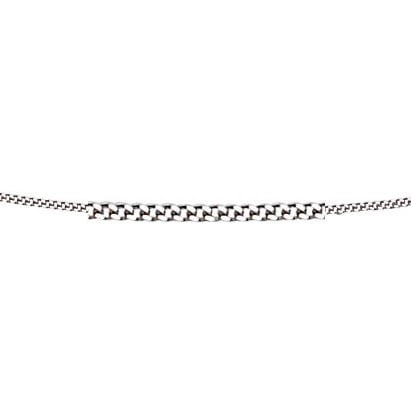 Gecko Elements Gold 9ct White Curb Chain