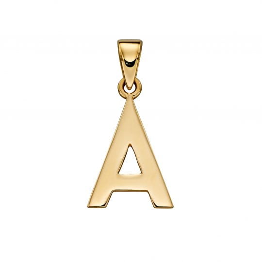 Gecko Elements Gold 9ct Initial Pendants