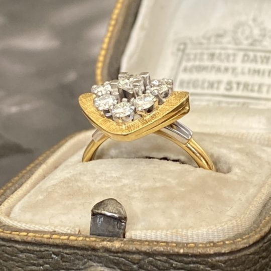 1960’s Diamond Cluster Engagement Ring