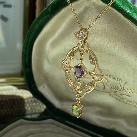 Edwardian Style Suffragette Pendant
