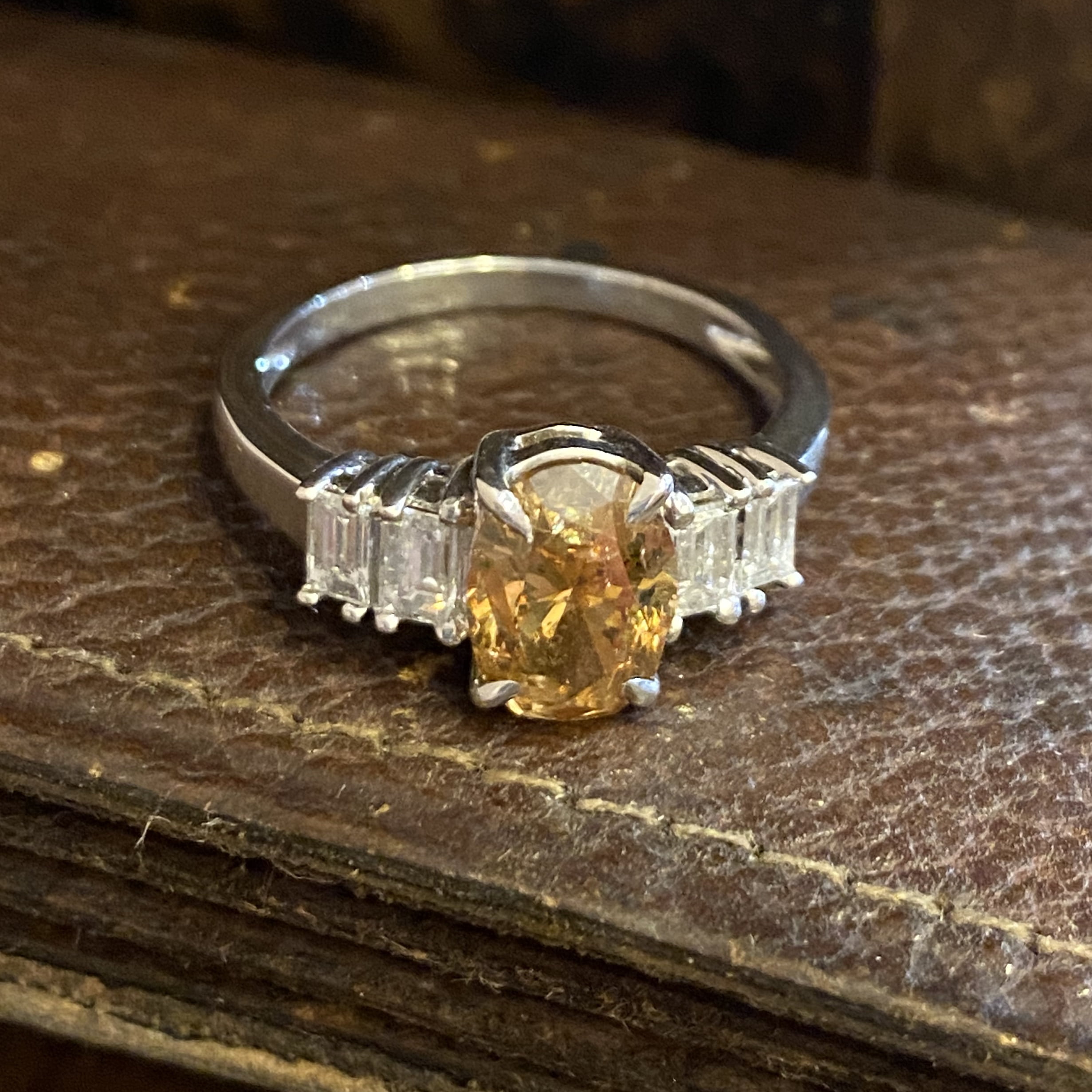 Vintage Cinnamon Diamond Engagement Ring | The One That Got Away ...