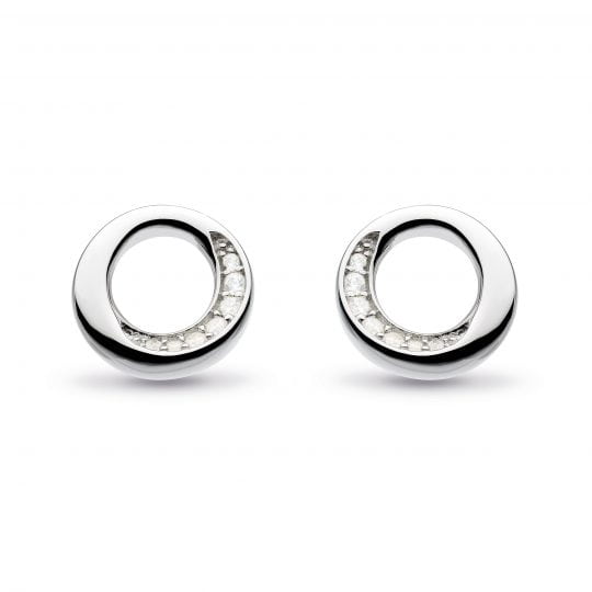 Kit Heath Bevel Cirque CZ Stud Earrings