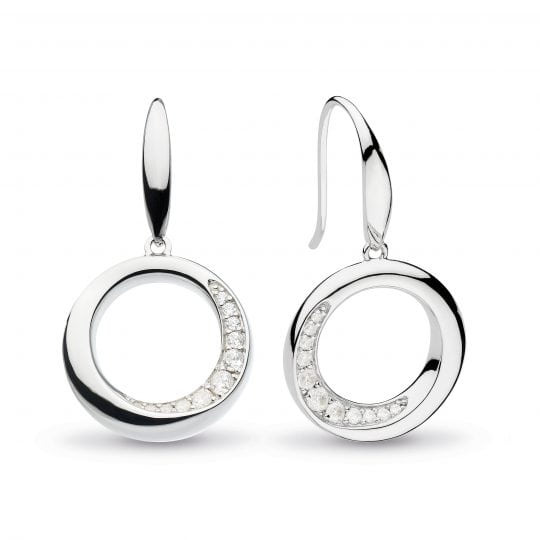 Kit Heath Bevel Cirque CZ Drop Earrings