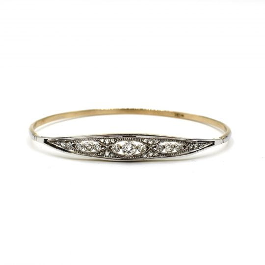 Re-Modelled Art Deco Diamond Bangle
