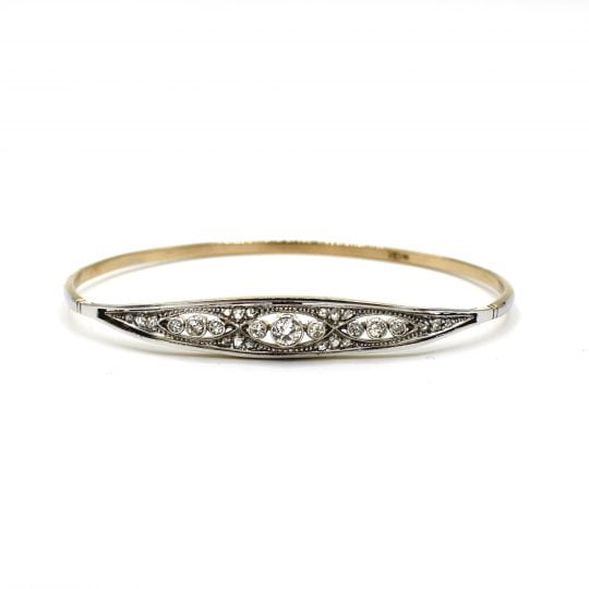 Re-Modelled Art Deco Diamond Bangle