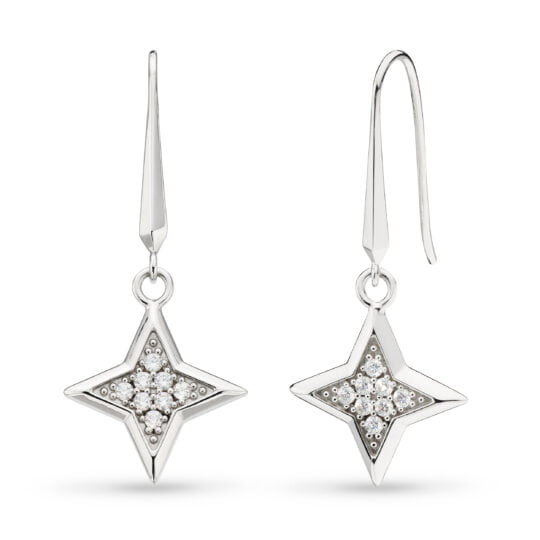 Kit Heath Revival Astoria Starburst Pavé Star Drop Earrings