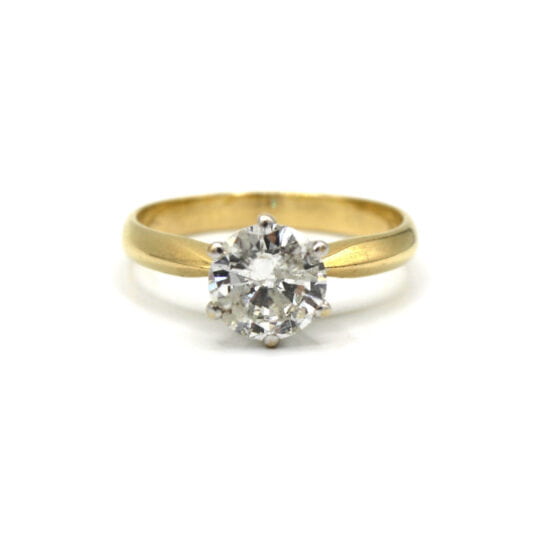 18ct Round Brilliant Cut Solitaire Engagement Ring