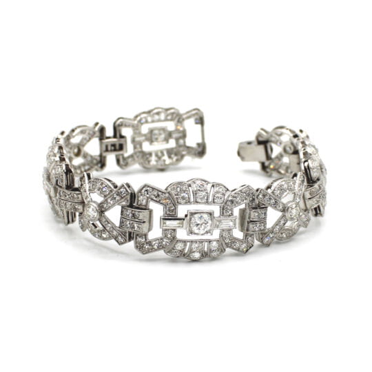 Art Deco Diamond Cocktail Bracelet