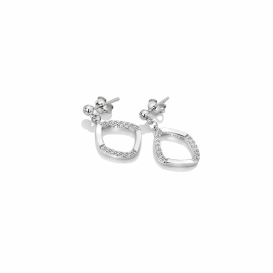 Hot Diamonds Behold White Topaz Earrings