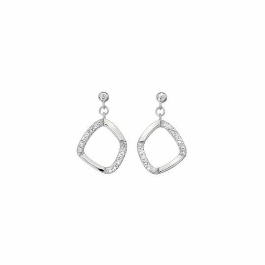 Hot Diamonds Behold White Topaz Earrings