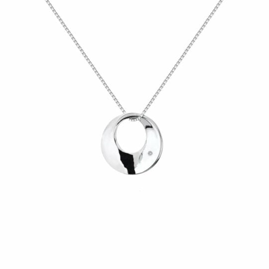 Hot Diamonds Quest Plain Circle Pendant