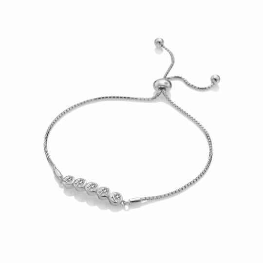 Hot Diamonds Tender White Topaz Bracelet