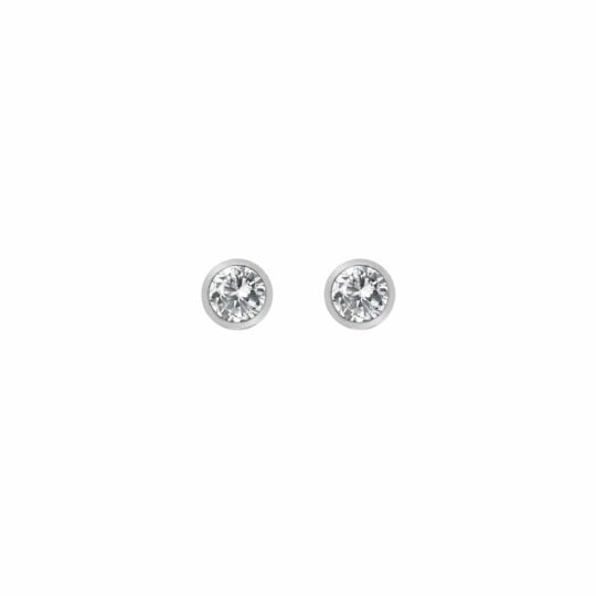 Hot Diamonds Tender White Topaz Earrings