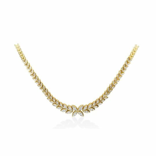 Barleycorn Diamond Necklace