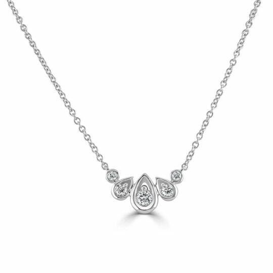 Diamond Droplet Necklace