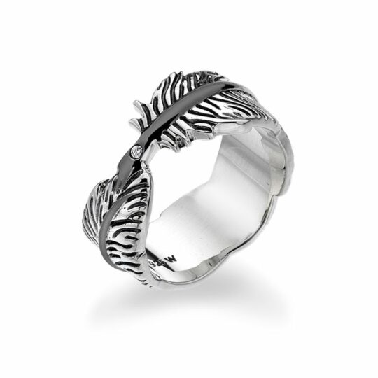 Hot Diamonds Feather Ring