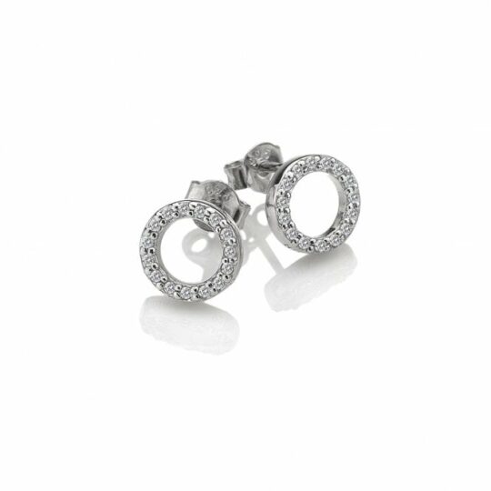 Hot Diamonds Striking Circle Earrings