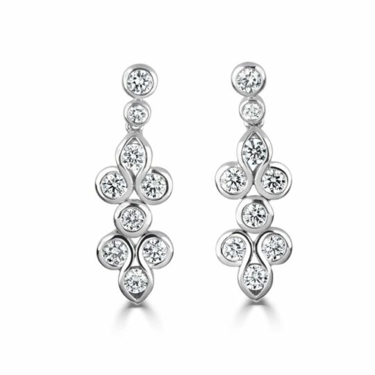 Mirage Diamond Drop Earrings