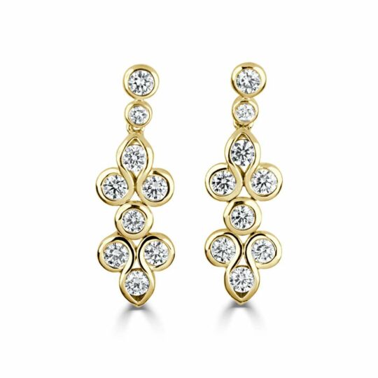 Mirage Diamond Drop Earrings