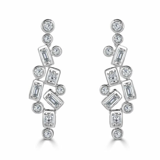 Confetti Diamond Drop Earrings