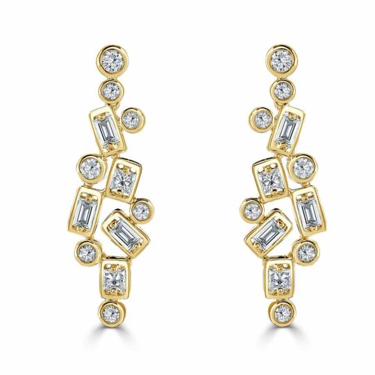 Confetti Diamond Drop Earrings