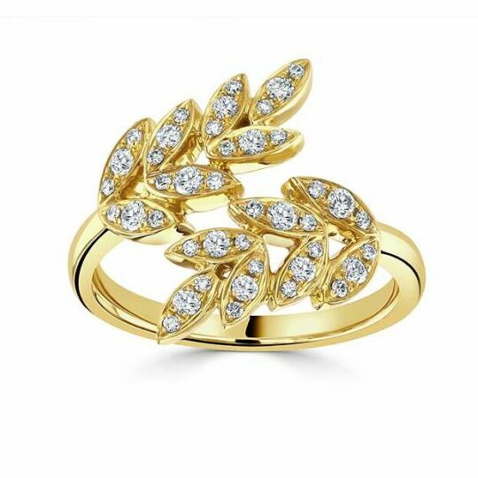 Barleycorn Diamond Ring