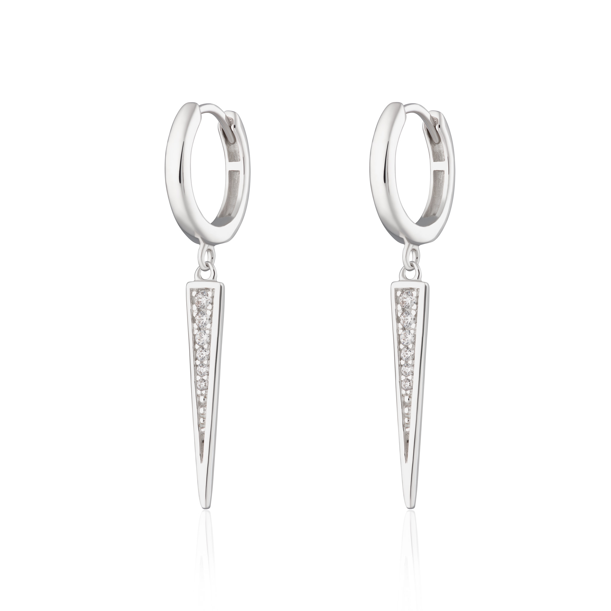 Spike hoop sales earrings gold
