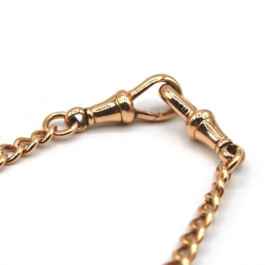 9ct Rose Gold Albert Chain