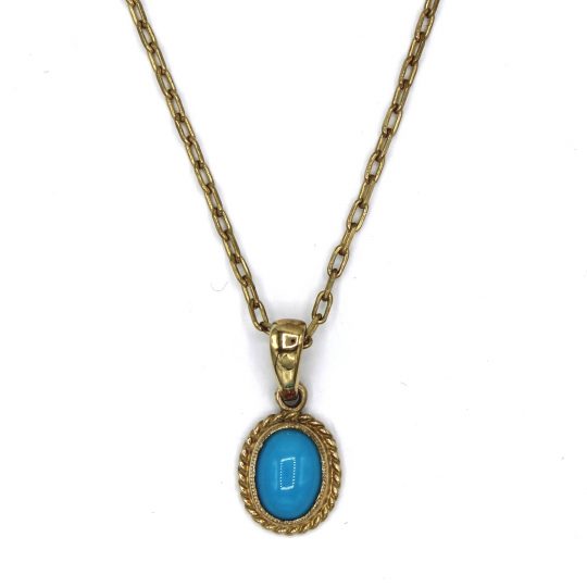 9ct Turquoise Pendant