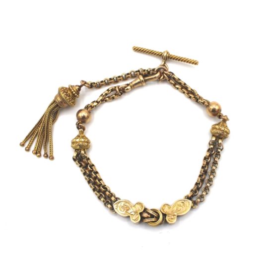 9ct Victorian Albertina Tassel Bracelet