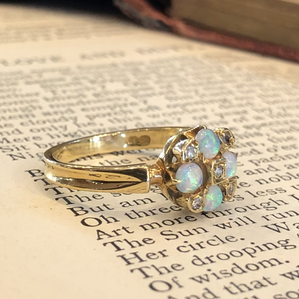 Opal rings on sale for her