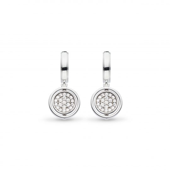 Kit Heath Revival Eclipse Lux Pavé Spinner Hoop Earrings