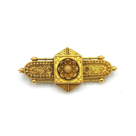 Cannetille Style Victorian Brooch
