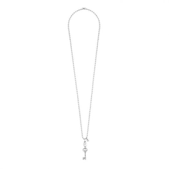 UNOde50 Silver Plated Llavestruz Pearl Necklace