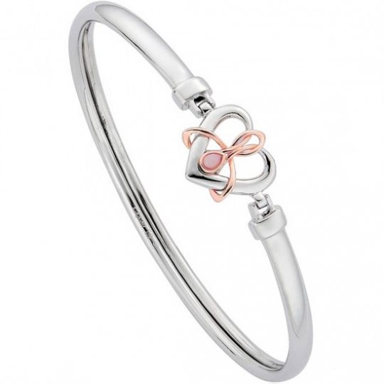 Clogau Dwynwen Opal Heart Bangle