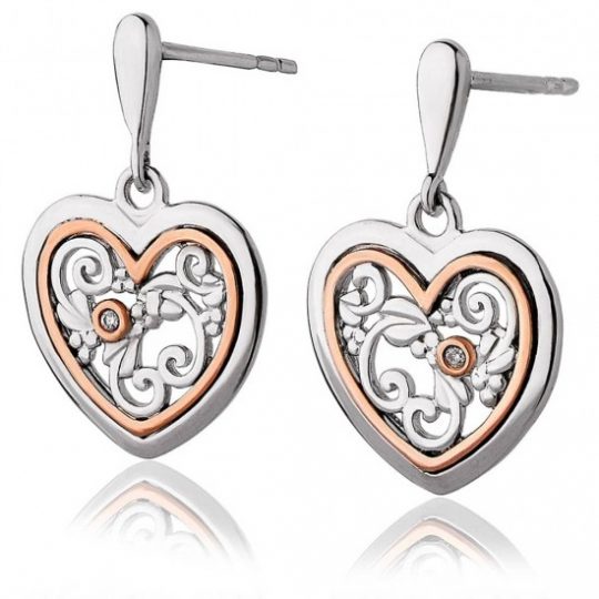 Clogau Tree Of Life One Diamond Earrings