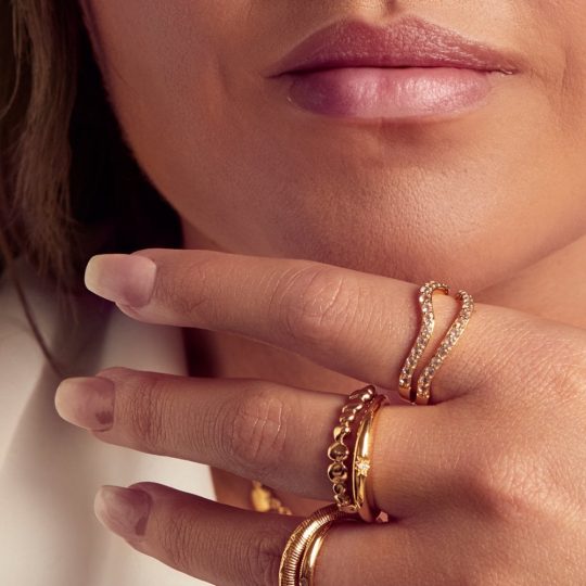 Hot Diamonds x Golden Edit Extravagance Ring